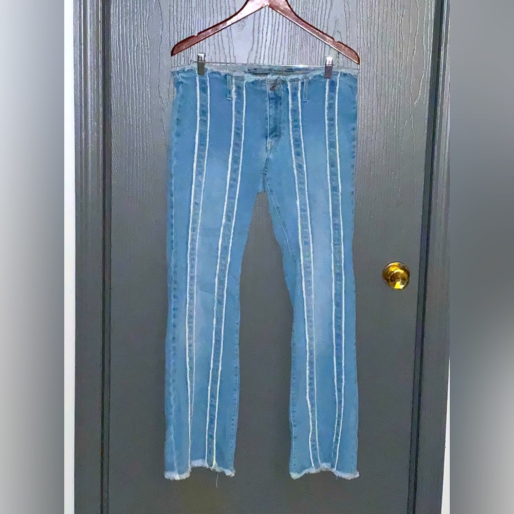 Wild Fable Low Rise Frayed Flare Jeans- Size 16